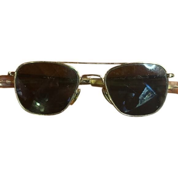 Vintage AO AMERICAN OPTICAL Original Pilot Gold Frame 52/20 - Picture 4 of 11